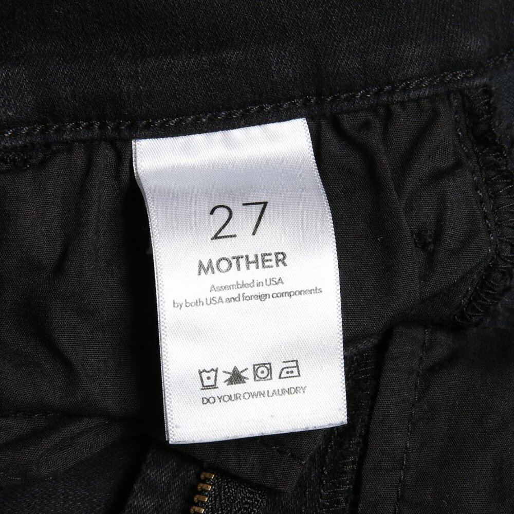 MOTHER The Hustler Ankle Fray Hi-Rise Not Guilty Jeans Size 27 *FLAW* - Picture 10 of 16